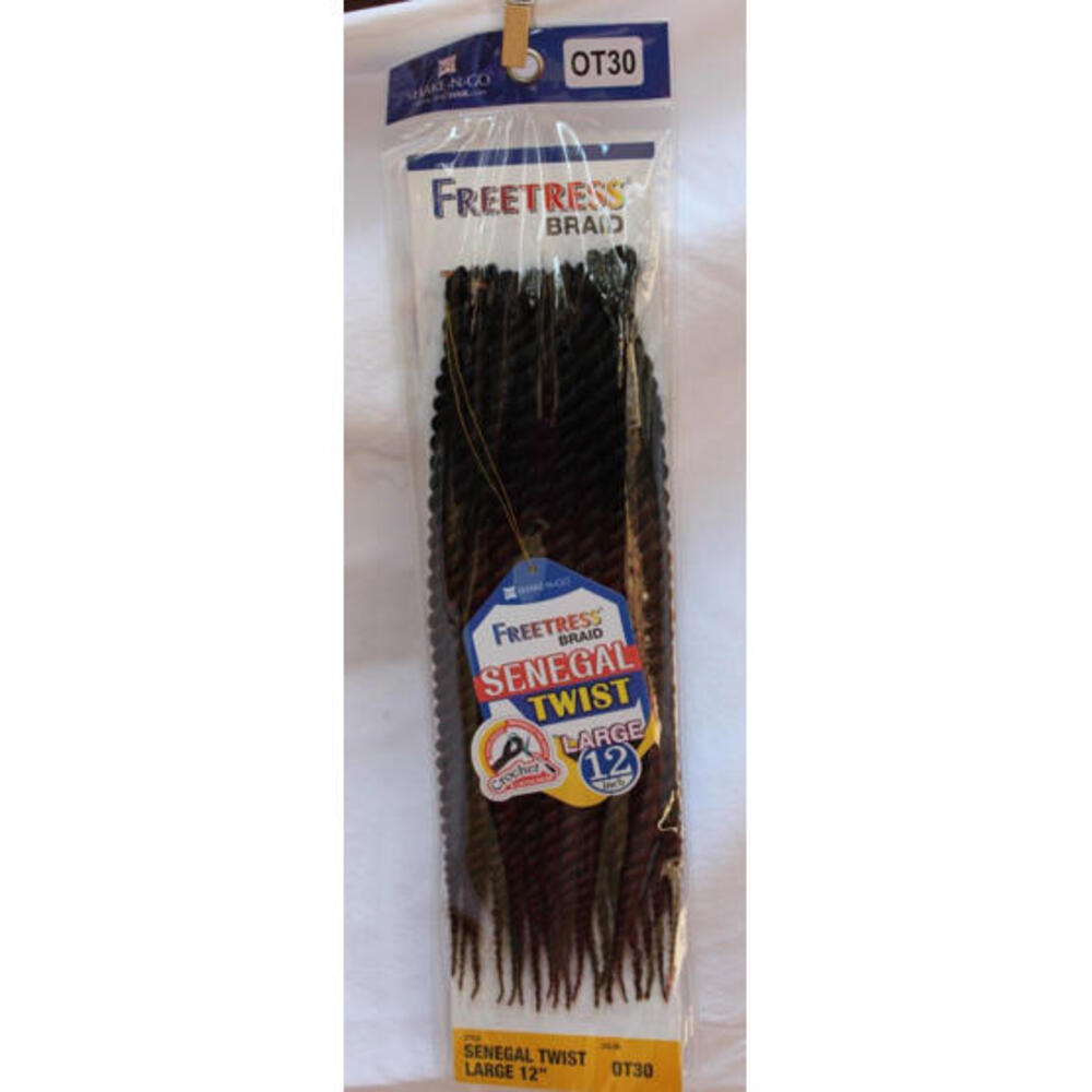 SHAKE-N-GO FREETRESS BRAID COLOR OT30 SENEGAL TWIST 12"